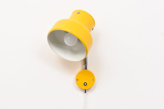 Vintage Bumling wall lamp by Ateljé Lyktan - Yellow