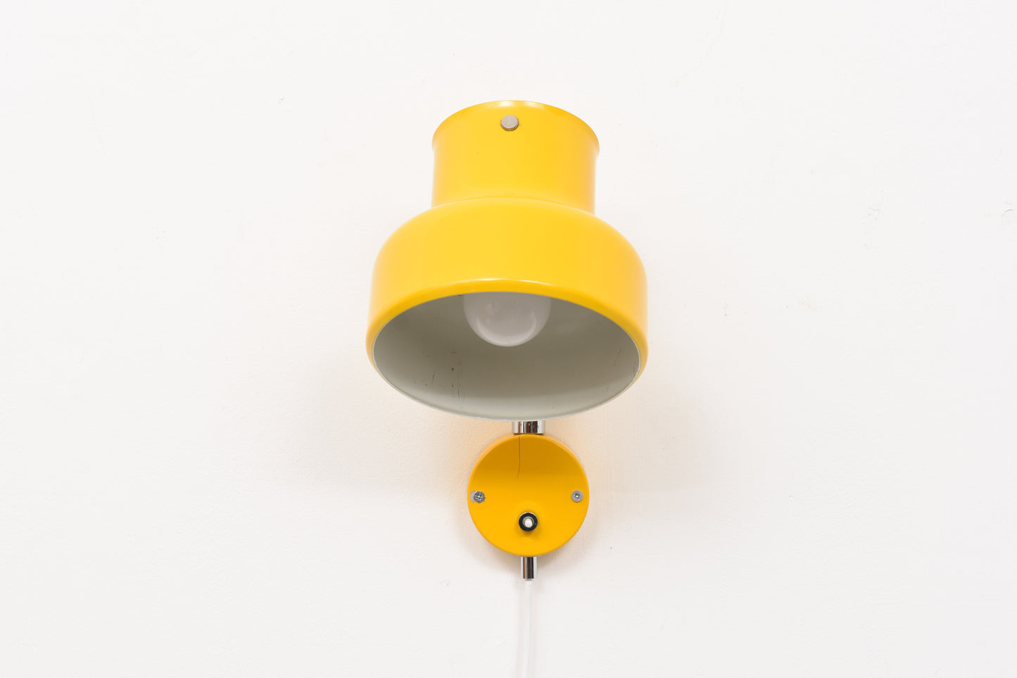 Vintage Bumling wall lamp by Ateljé Lyktan - Yellow