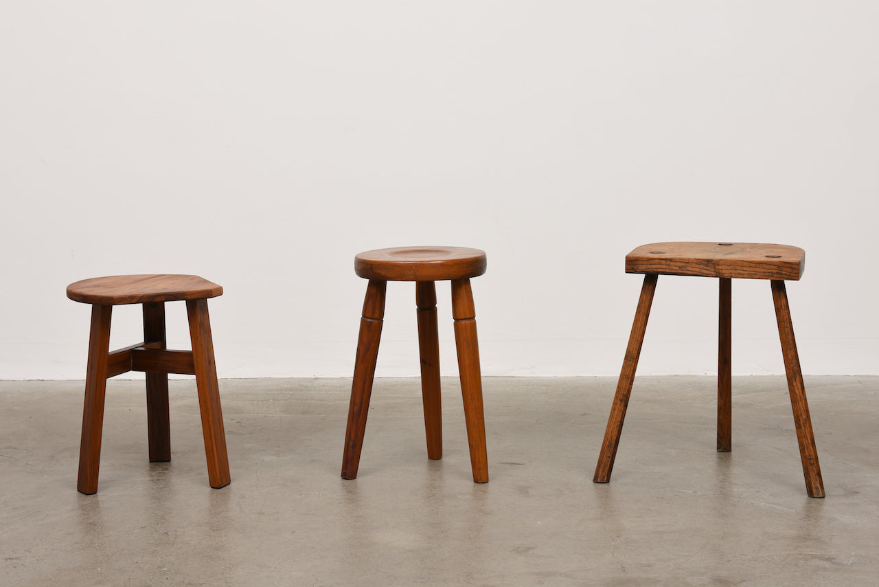 Selection of vintage Swedish stools no. 1