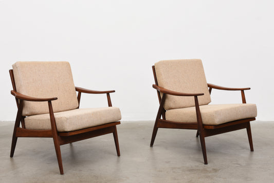Two available: 1960s Danish lounge chairs