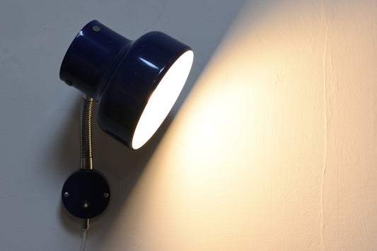 Vintage Bumling wall lamp by Ateljé Lyktan - Blue