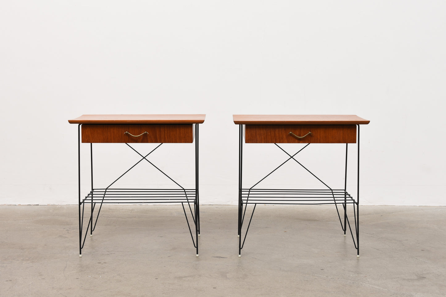 1950s bedside tables by Nils Strinning