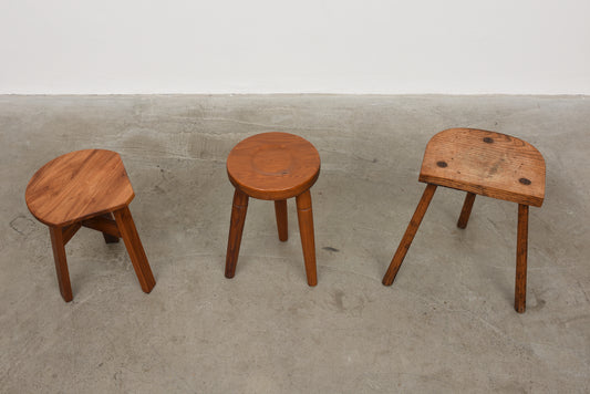 Selection of vintage Swedish stools no. 1