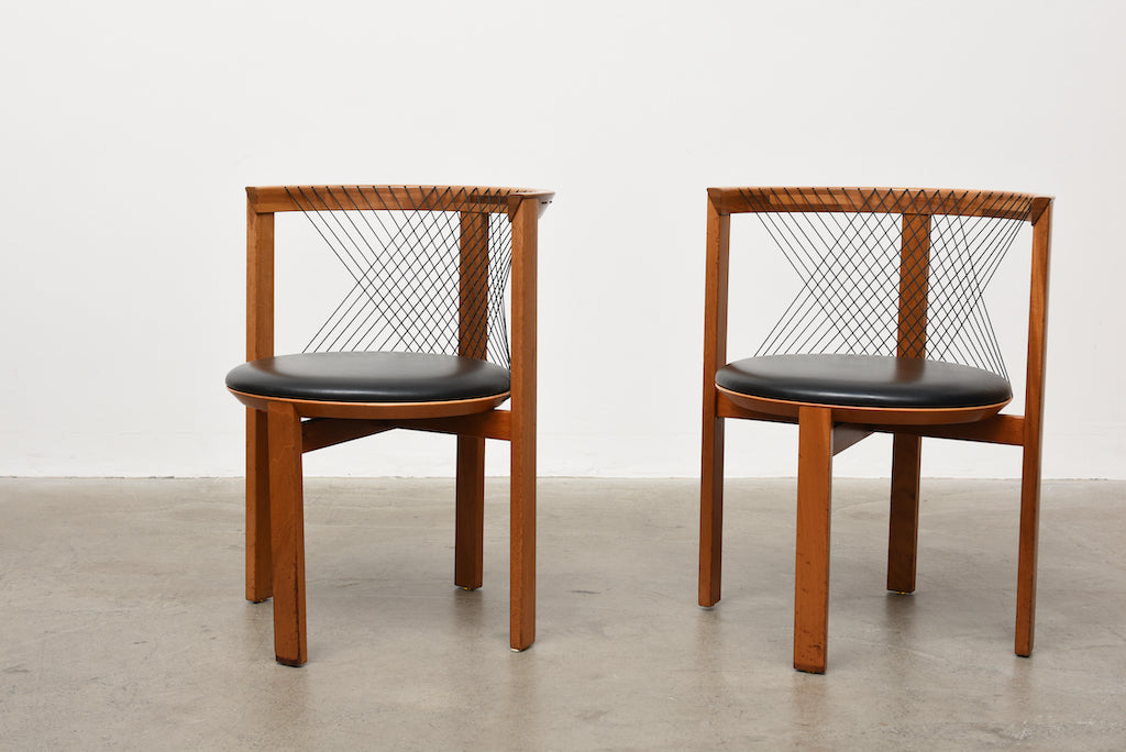 One available: 'String' chairs by Niels Jørgen Haugesen