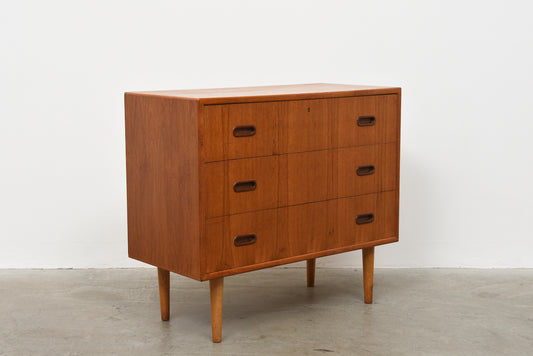 1960s teak chest of drawers