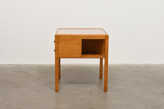 1940s Swedish birch side table