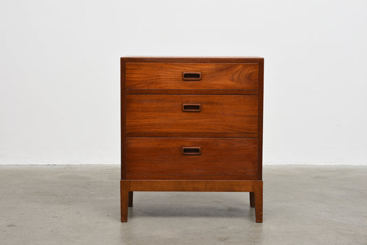 1950s low chest in teak