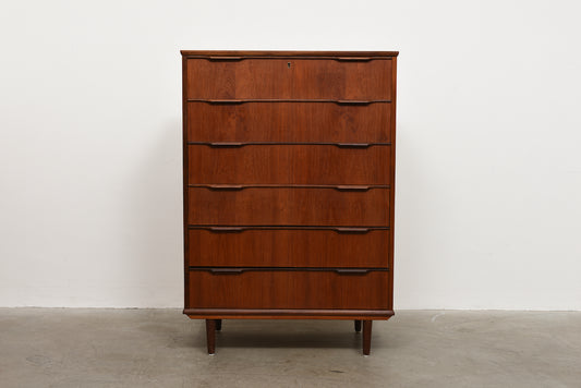 Teak chest of drawers with lipped handles no. 3
