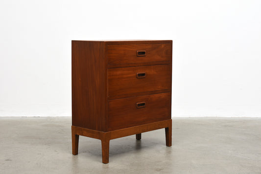 1950s low chest in teak