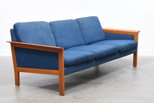 1960s teak-framed three seater