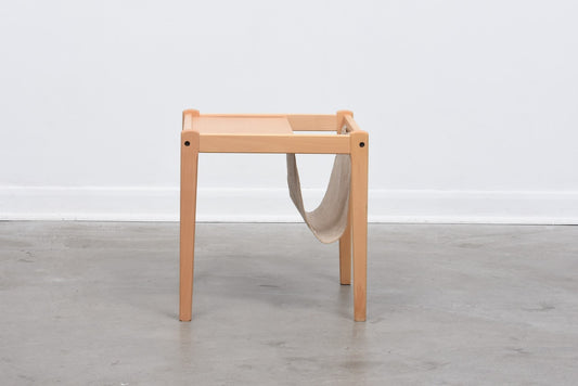 Vintage magazine table in beech