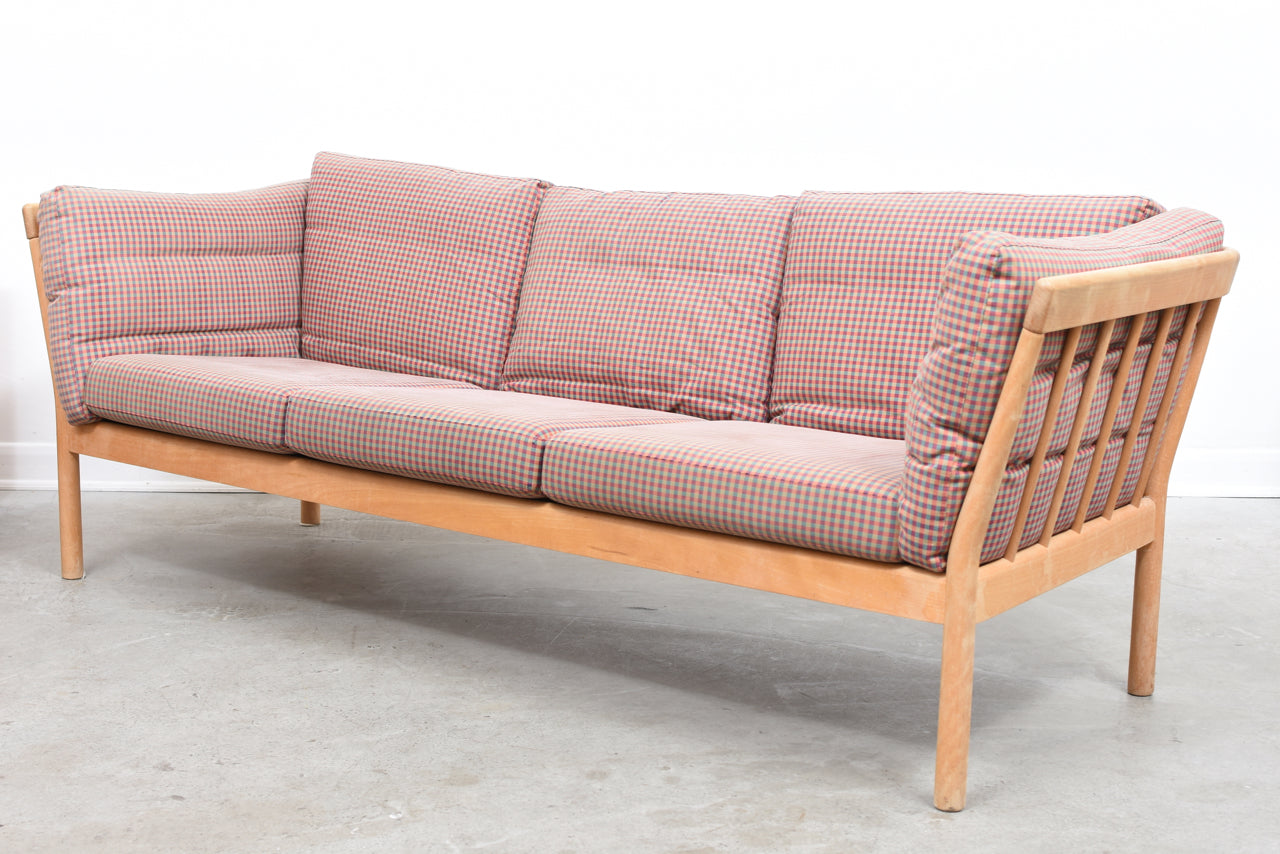 Oak-framed sofa by Finn Østergård