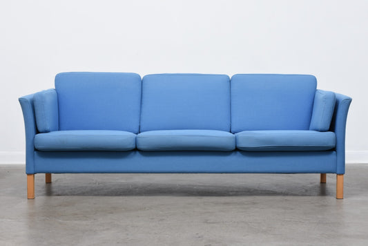 1970s three seat wool sofa