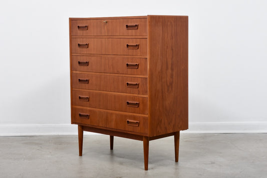 1960s Danish chest of drawers