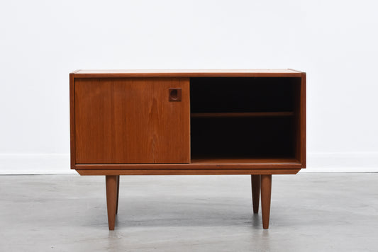 Vintage low teak storage cabinet no. 2