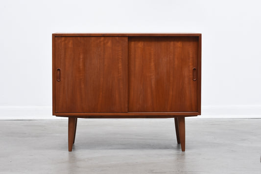 Vintage low teak storage cabinet no. 2