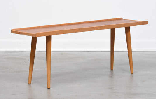 Teak + beech plant bench