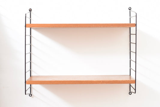 1950s set of teak String shelves