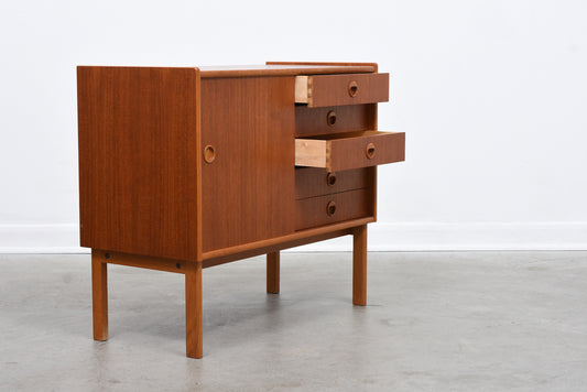 Short teak sideboard