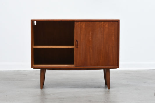 Vintage low teak storage cabinet no. 2