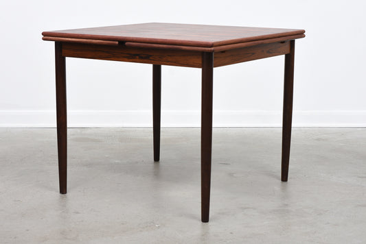 Extending rosewood dining table