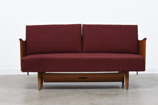 1950s teak sofa bed