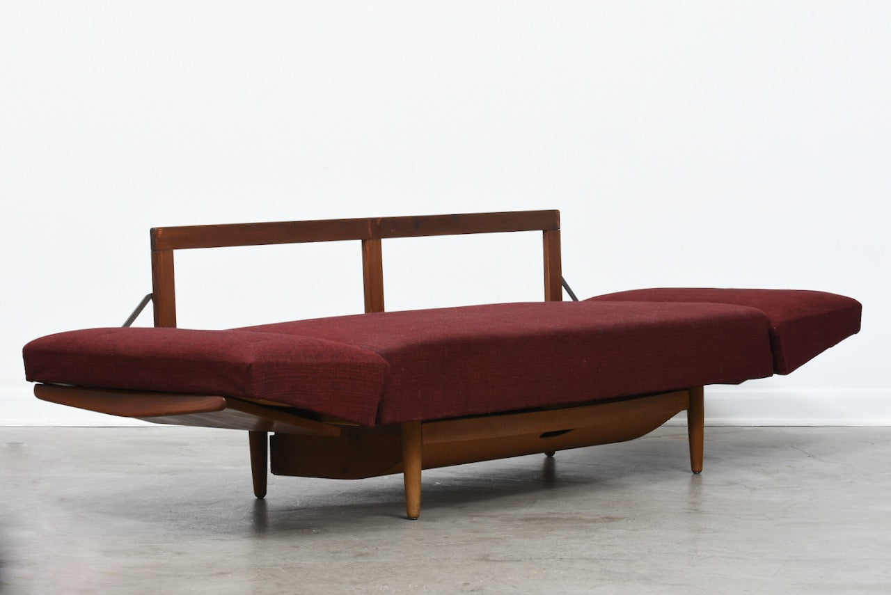 1950s teak sofa bed