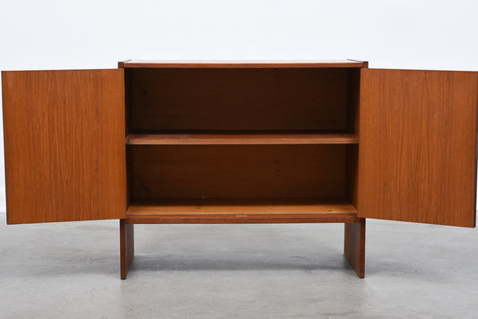 1970s low teak cabinet