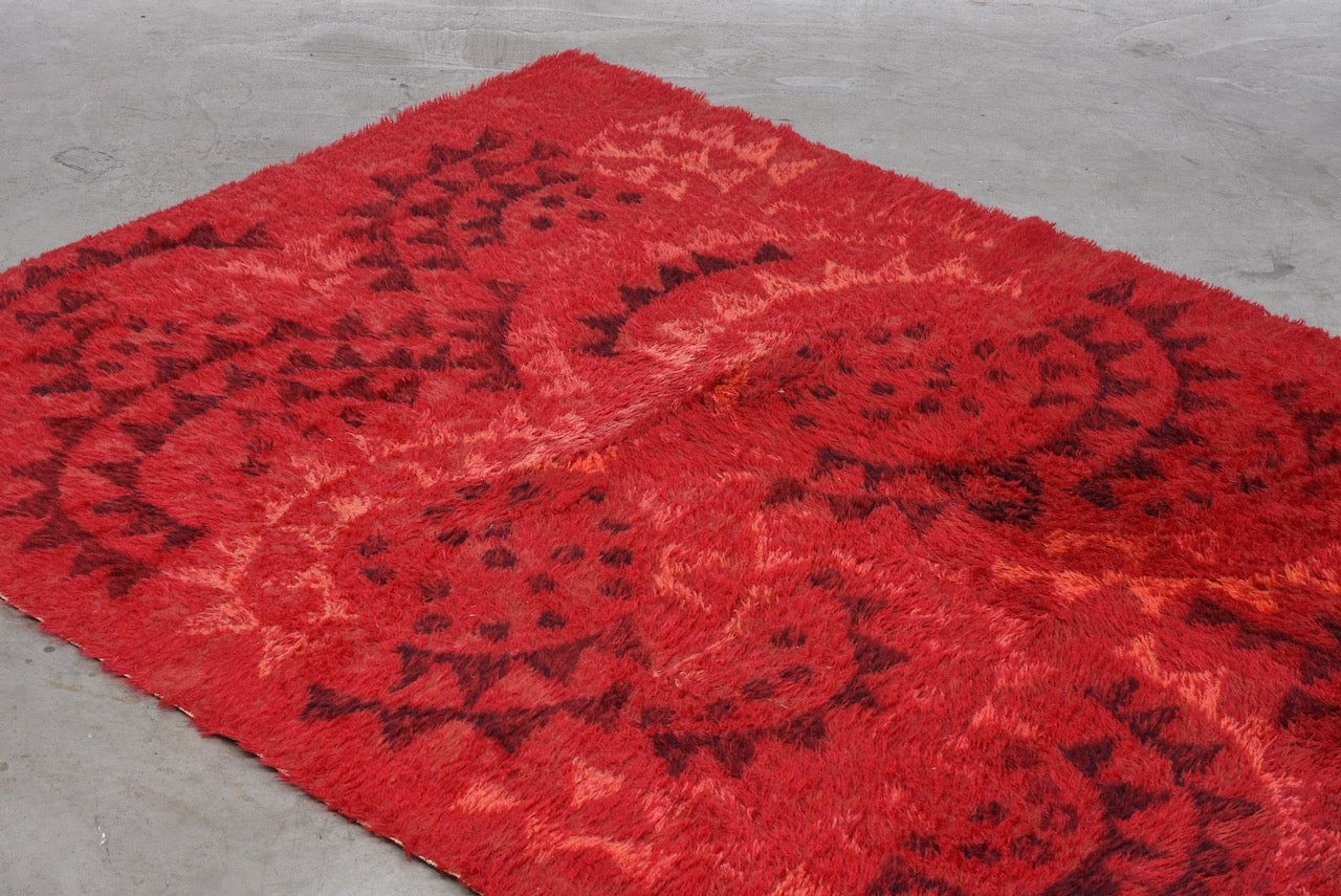 Vintage Danish wool rug