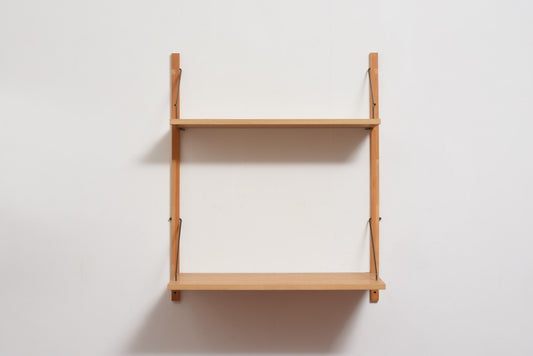 Floating desk and bookshelf by PS System