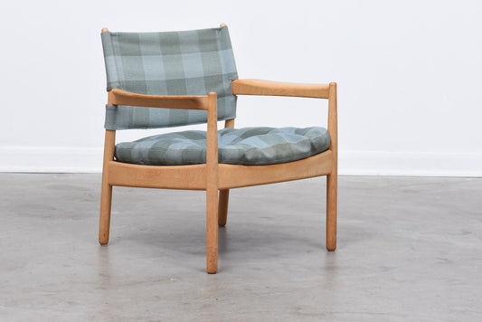 Oak lounge chair by Gunnar Mystrand