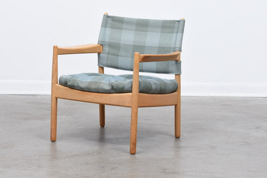 Oak lounge chair by Gunnar Mystrand