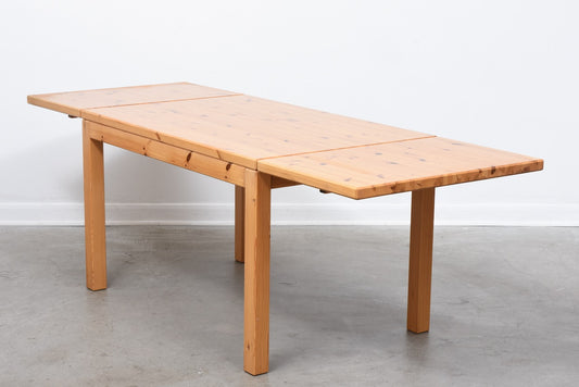 1970s extending pine dining table