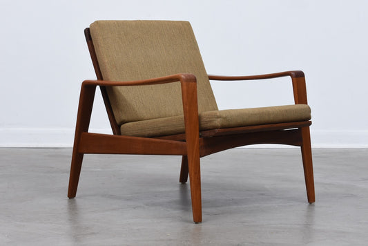 Includes new upholstery: Lounger by Arne Wahl Iversen