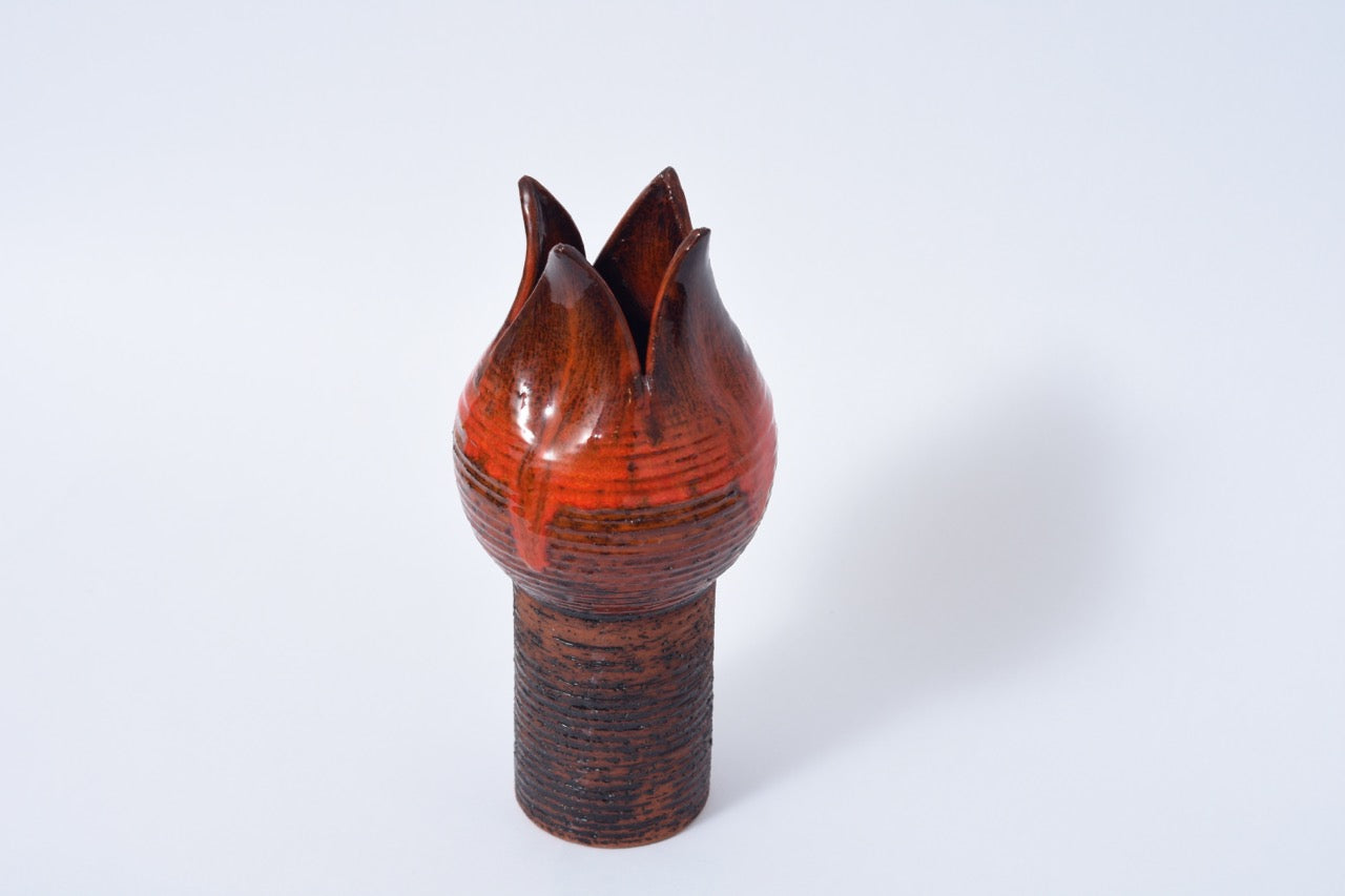 Vintage Swedish ceramic vase by Ninnie Forsgren