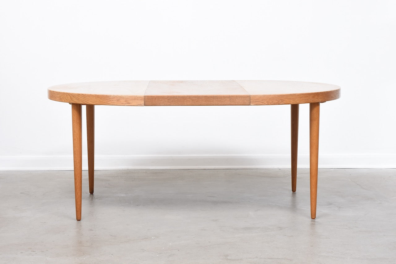 Extending dining table in oak by Kai Kristiansen