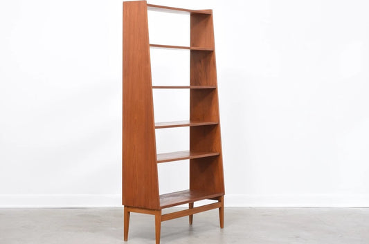 1960s freestanding bookshelf in teak