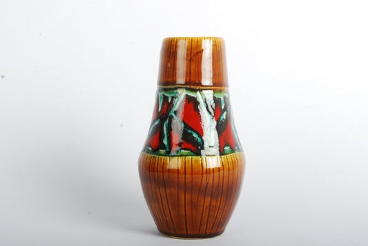 Hand-painted ceramic vase