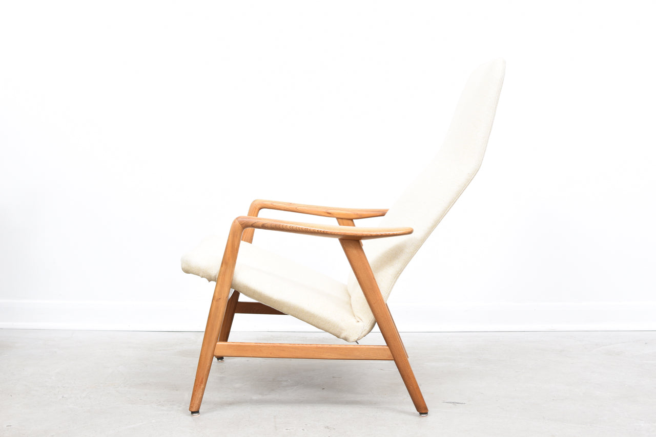 Reclining 'Kontour' lounge chair by Alf Svensson