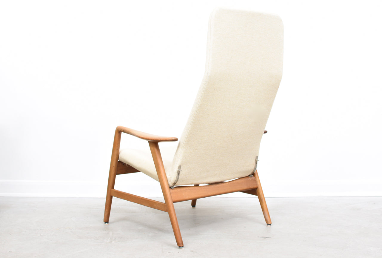 Reclining 'Kontour' lounge chair by Alf Svensson