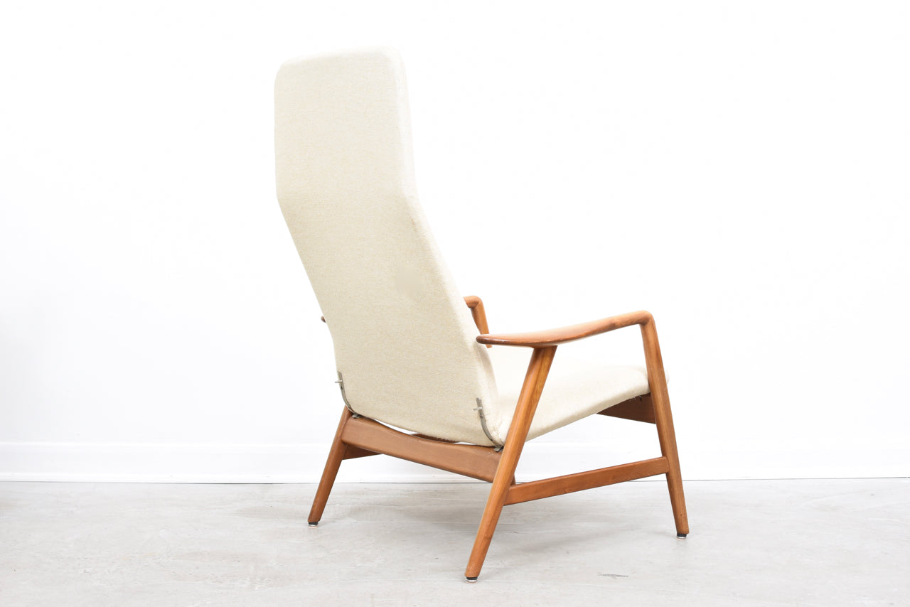 Reclining 'Kontour' lounge chair by Alf Svensson