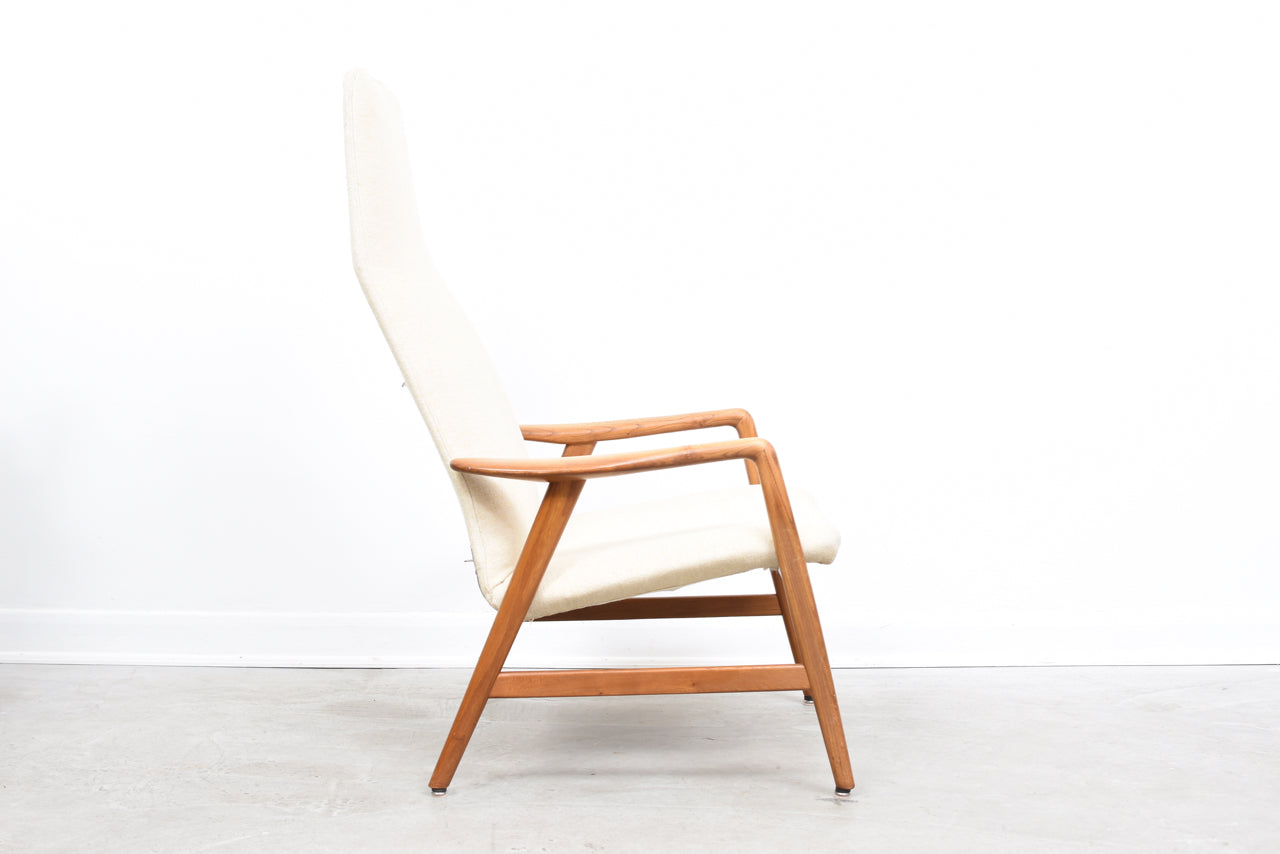 Reclining 'Kontour' lounge chair by Alf Svensson