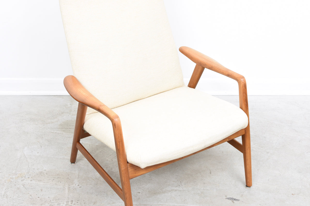 Reclining 'Kontour' lounge chair by Alf Svensson