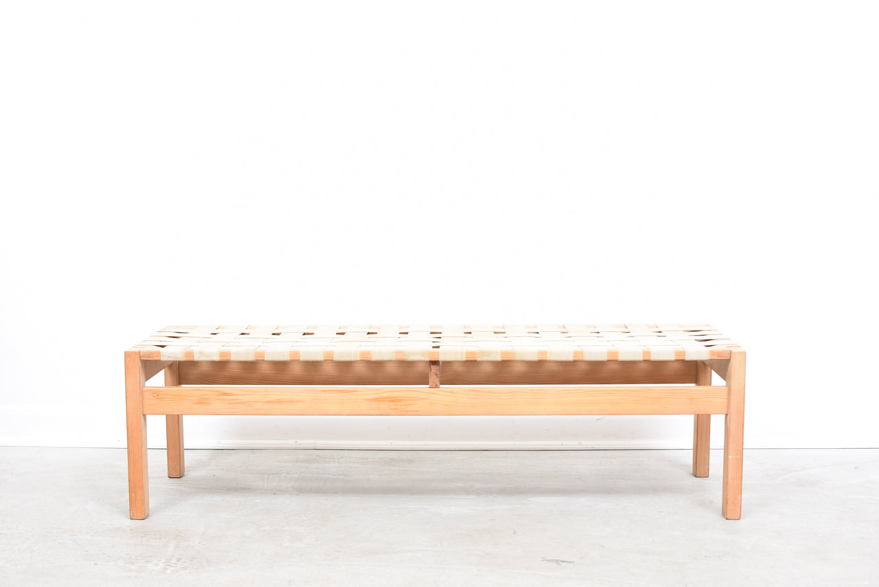 Pine shoe bench