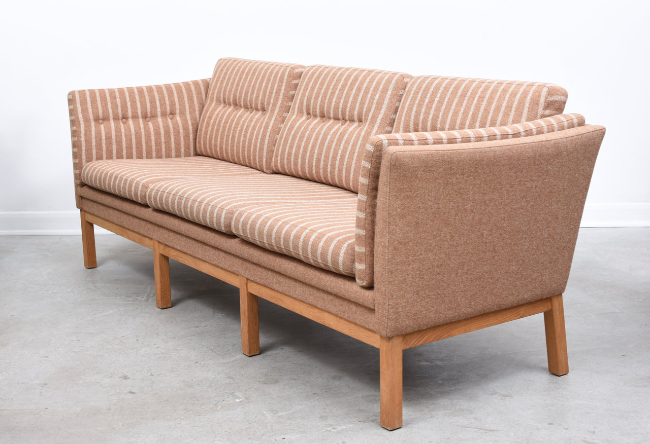 Three seat wool sofa by Skipper