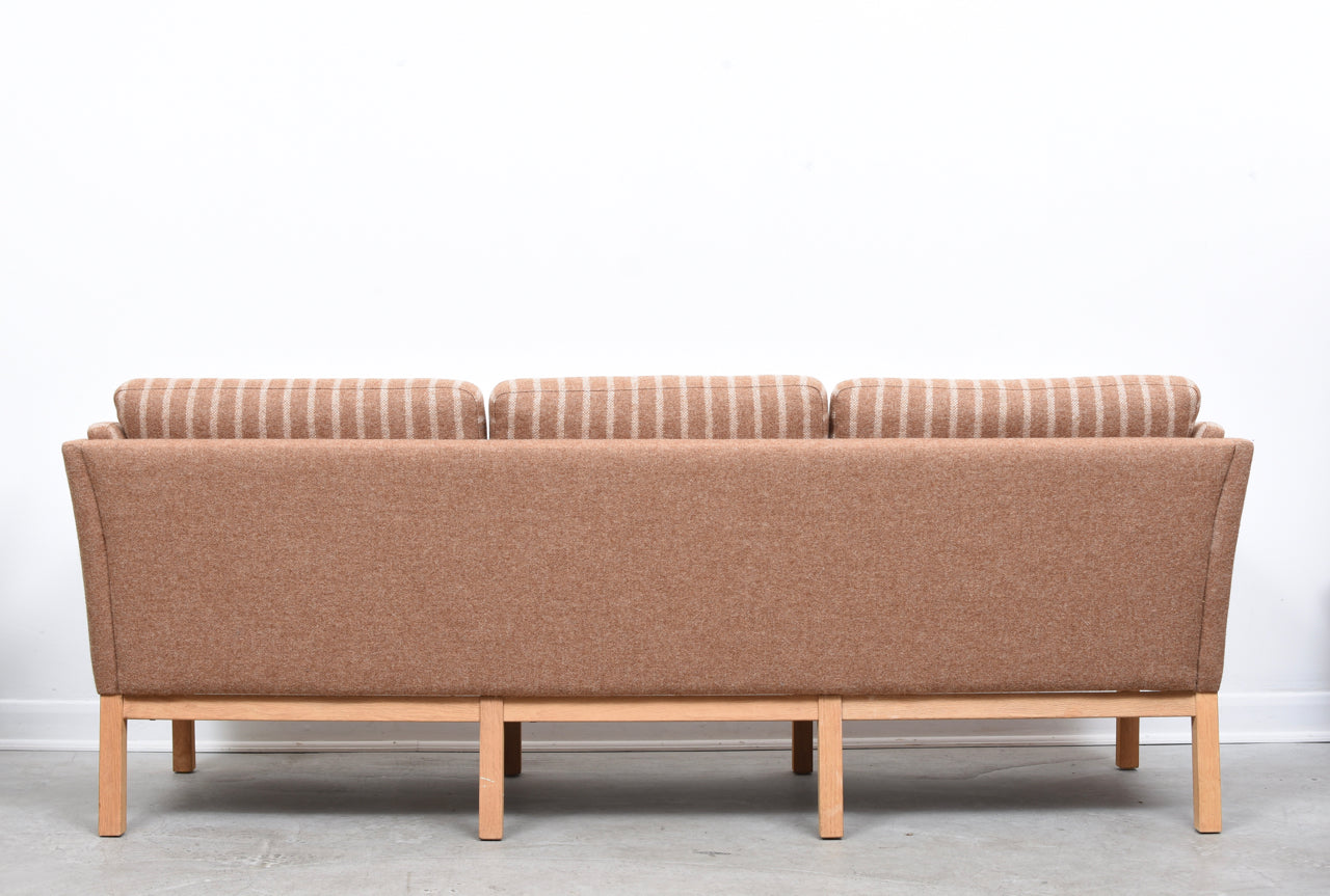 Three seat wool sofa by Skipper