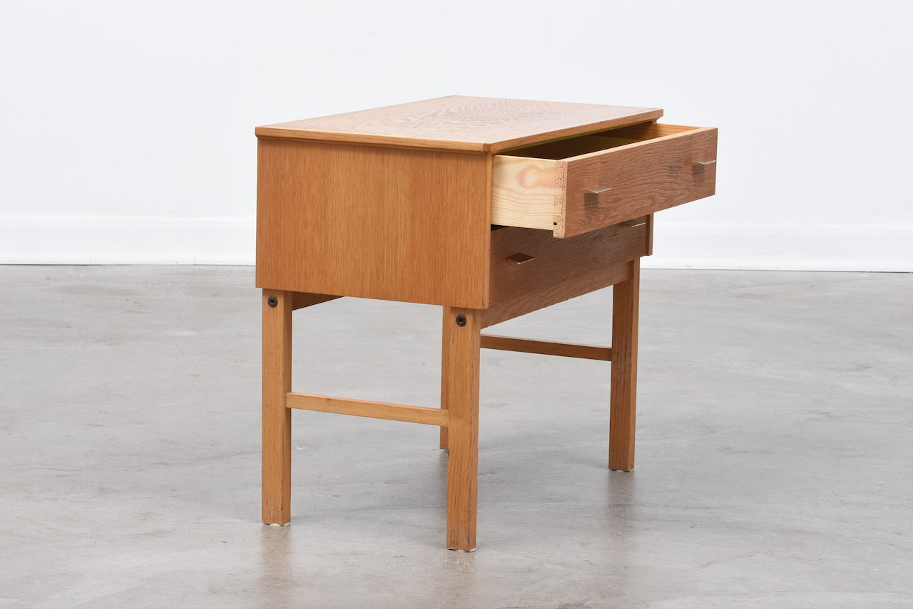 Low chest of two drawers by AB Carlstrom