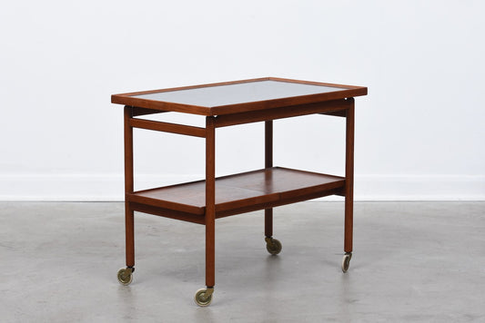 1960s teak serving trolley