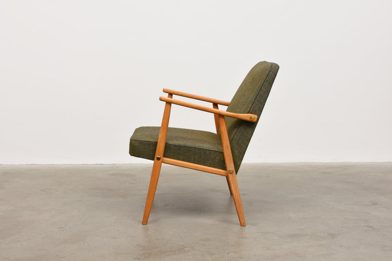 1950s beech easy chair