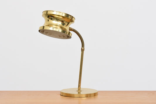 1960s brass table lamp by Tyringe Konsthantverk
